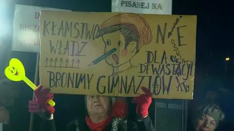 Protesty przeciwko reformie edukacji