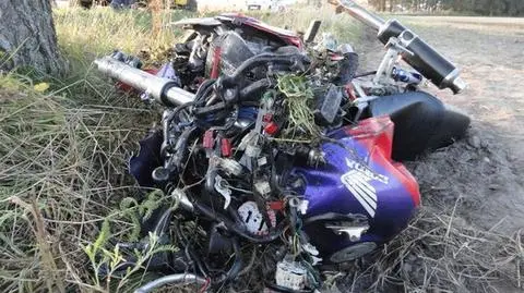 Z motocykla została tylko miazga