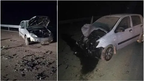 Nocny pościg w Legnicy i na S3. Ranni dwaj policjanci