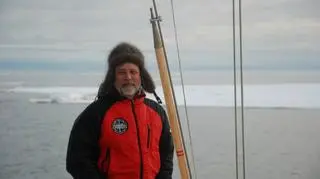 Ryszar Wojnowski na pokładzie "Lady Dany 44"