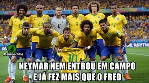 "Neymar nawet nie wybiegł na murawę i już zrobił więcej niż Fred"
