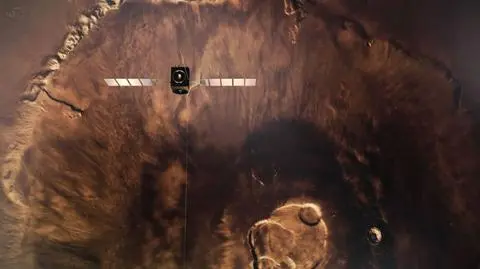 Widok na Marsa okiem sondy Mars Express