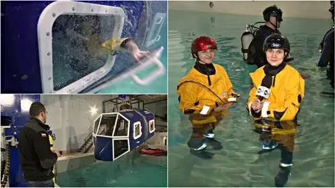 Szczecin: symulator tonącego helikoptera
