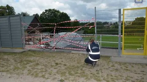 W Kościerzynie kierowca wjechał w trybuny