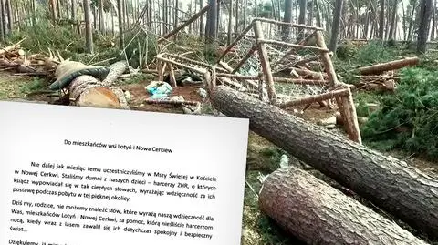 List i wyprawki dla dzieci - rodzice harcerzy dziękują mieszkańcom