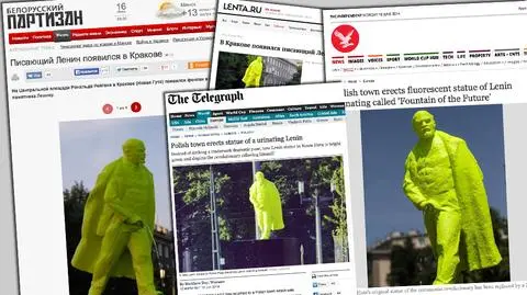 Jaskrawy pomnik nie uszedł uwadze zagranicznych mediów