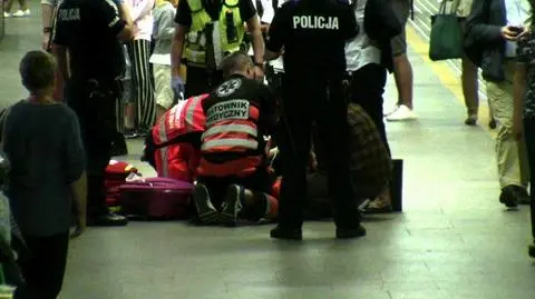 A woman gave birth to a child at a railway station in downtown Warsaw