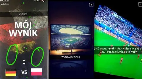 snapchat tvn24 w czasie meczu Polska - Niemcy