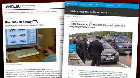 Banda GTA rozbita? Mordowali kierowców na trasie pod Moskwą