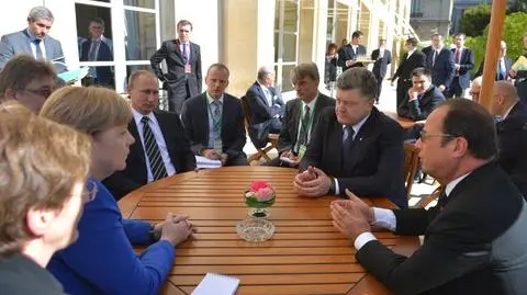 Kreml: Putin rozmawiał o kryzysie ukraińskim z Merkel i Hollande'em