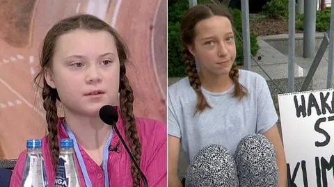Inga Zasowska protestuje pod Sejmem. Popiera ją Greta Thunberg