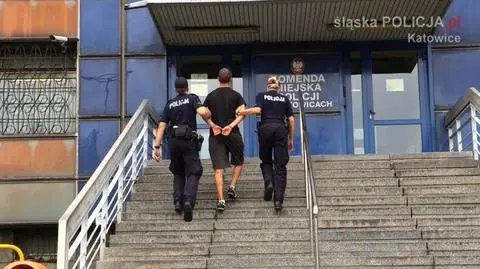 Złodziej ujęty przez robotnika