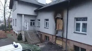 Pożar wybuchł w hospicjum w Chojnicach