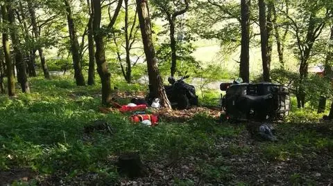 Ługi: Wypadek 12-latka na quadzie