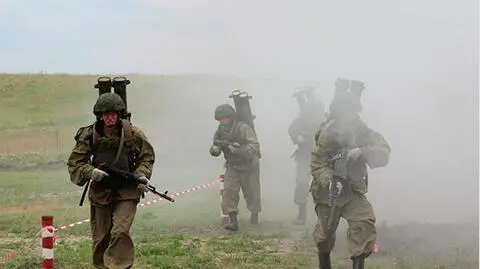 Nagranie: pokaz sił zbrojnych Rosji w graniczącym z Polską obwodzie kalinigradzkim