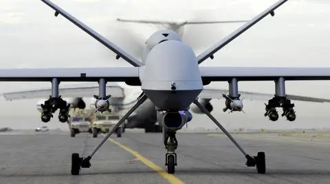 Amerykański dron MQ-9 Reaper (nagranie archiwalne)