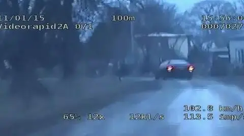 Pościg za pijanym kierowcą na trasie S7