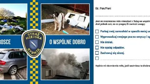 Rybnik. Straż miejska radzi pisać pocztówki do uciążliwych sąsiadów