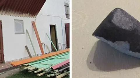 Meteoryt uderzył w dach domu
