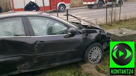 Nie zatrzymała się przed znakiem "stop"
