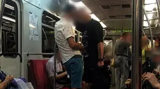 Dwie Azjatki zaatakowane w metrze (materiał "Faktów" TVN)