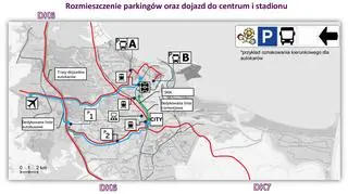 Mapa komunikacji w trójmieście