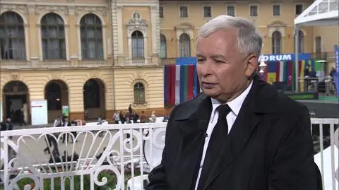 Jarosław Kaczyński wziął udział w Forum Ekonomicznym w Krynicy