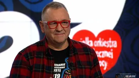 Jerzy Owsiak był gościem "Faktów po Faktach"