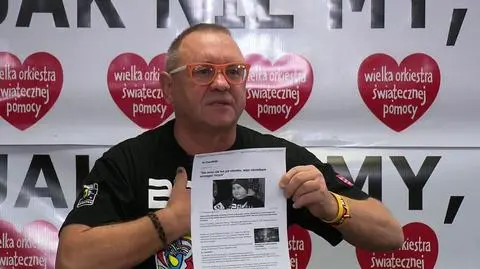 Jerzy Owsiak odwiedzi chorego 10-latka