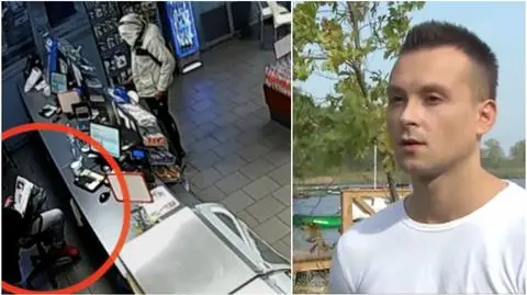 Mężczyzna opowiada o tym, jak wyglądał napad