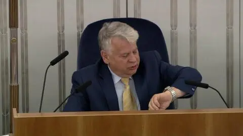 Wicemarszałek Senatu Borusewicz odsunięty od prowadzenia obrad