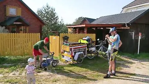 "Odblaskowy anioł" dotarł do Sopotu