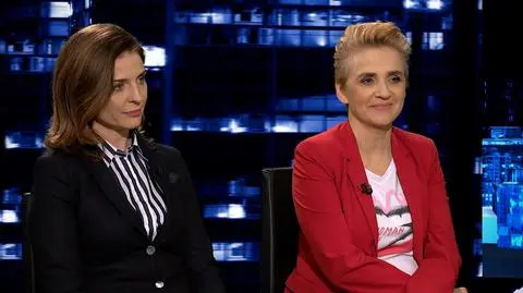 Joanna Scheuring-Wielgus i Joanna Mucha w "Kropce nad i"