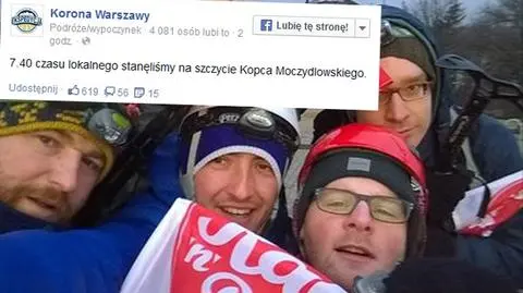 Pierwsza Polska Zimowa Ekspedycja zdobywa Koronę Warszawy