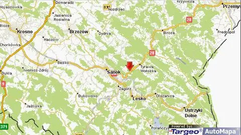 Wypadek koło Sanoka, nie żyje pieszy