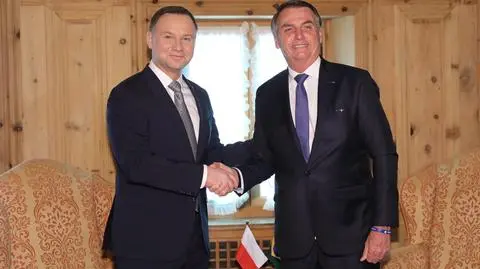 Duda spotkał się z Bolsonaro podczas forum ekonomicznego w Davos