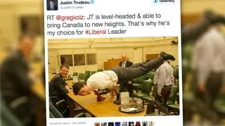 Trudeau jest wybitnie wysportowany