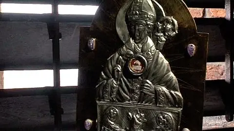 Św. Stanisław broni Krakowa przed powodzią