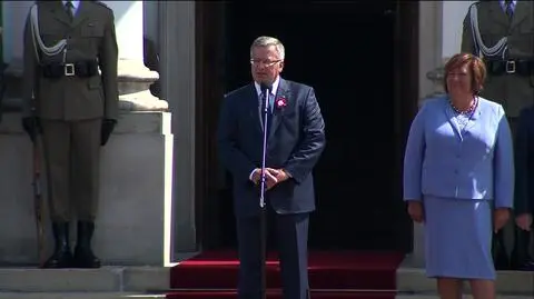 Prezydent Bronisław Komorowski wręczył nominacje generalskie