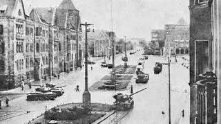 Czołgi w centrum Poznania