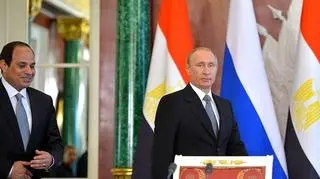Prezydent Rosji przyjął na Kremlu prezydenta Egiptu