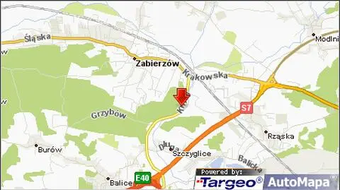 Śmiertelny wypadek w Zabierzowie. Droga zablokowana
