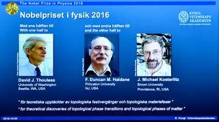 Nobel z fizyki przyznany