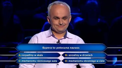 "Milionerzy": Czym jest szpera? Pytanie i odpowiedź