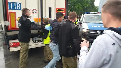 Imigrantów zauważył kierowca