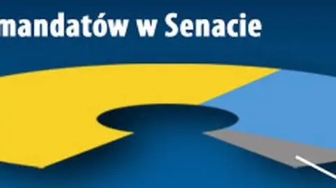 PO i PiS praktycznie podzieliły się mandatami w Senacie