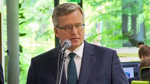 Prezydent Komorowski ogłosił pracę dla młodych 