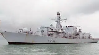 HMS Argyll nie spuszczał Rosjan z oczu