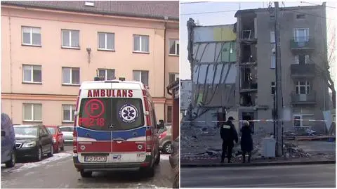 Mężczyzna zakwaterował się w hotelu przy ul. Łozowej podając się za mieszkańca zawalonej kamienicy (wideo z 7 marca)