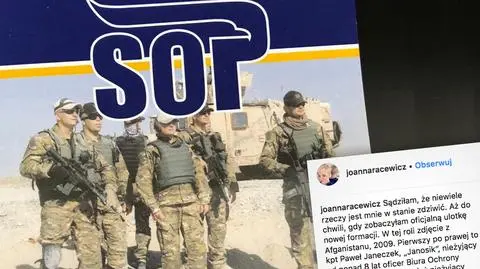 Ulotka reklamująca SOP. Na zdjęciu ofiary katastrofy smoleńskiej